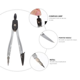 전문가용 드래프팅 키트 2세트 견고한 드로잉 도구 예술가 엔지니어 학생 수학용 자 세트 컴퍼스