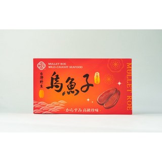 源味蟳鮮 一口吃禮盒 雲林口湖產地直送 獨立包裝方便即食 精美伴手禮附紙袋, 1個, 烏魚子禮盒-小（可裝2-4兩）