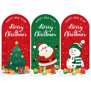크리스마스 스티커 3종 세트 성탄절 선물 포장, 60개, 메리크리스마스