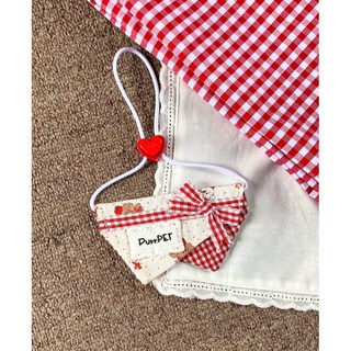 PurrPET 寵物領巾 寵物三角巾 狗狗圍兜 貓咪圍兜, 1個, 三角巾