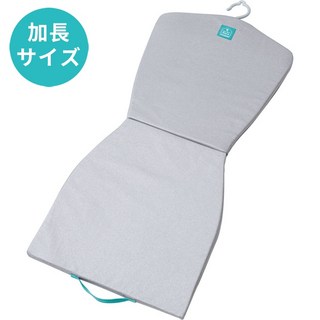 COGIT柔軟雙面耐熱燙斗台大燙衣板(78x36公分;可掛衣架旋轉收納摺疊)熨燙板熨衣板熨板燙馬, 灰色