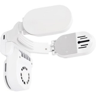 slim 頸掛式冷氣機 穿戴式 涼感 附電池 USB充電, 1個, 2024新款/白/Thanko Air, TKNNC22