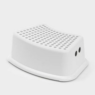 raee好貨 馬桶凳 兒童踩腳凳 寶寶洗手墊腳凳 塑料防滑馬桶腳踏椅 助便凳, 灰色（工廠直銷價)