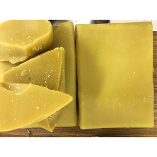 手工皂用蜂蠟蜜蠟，優質蜂蠟DIY香磚蠟燭護唇膏護木蠟黃蜂蠟, 黃蜂蠟500公克, 1個