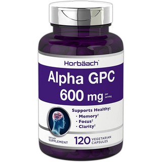 Horbaach 알파GPC 300mg 120캡슐 X 1통 Alpha GPC 콜린, 1개, 120정