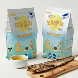 더보양 보양황차 강아지 고양이 마시는 보약 천연 영양제, 1200ml, 2개, 황태