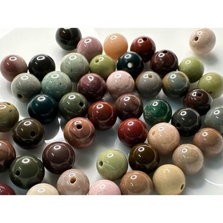 天然彩玉阿拉善，約7mm單顆