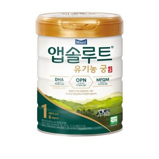 앱솔루트 프리미엄 유기농 궁 1단계800g 1캔, 800g, 1개