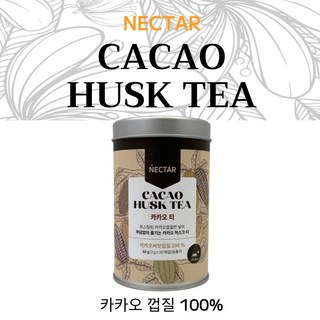 넥타르 디카페인 카카오 티 카카오 허스크차 대체 커피, 1개, 30개입, 2g