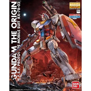 BANDAI 鋼彈UC MG 1/100 THE ORIGIN RX-78-2 GUNDAM 初代鋼彈 模型, 1個