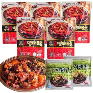 TV홈쇼핑 명자네 속초 코다리조림 시래기 매콤 코다리찜 명태 조림, 2.65kg, 1세트