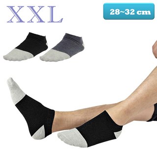 本之豐 MIT 船襪 XXL超加大尺碼竹炭除臭吸汗抗菌