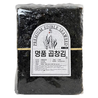 곱창김 100장 명품 곱창돌김 지주식 김 완도 대천 신안 해남 진도 장흥 선물세트, 1개, 380g