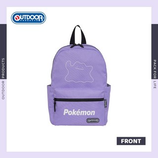 【OUTDOOR】寶可夢Pokemon-夜光百變怪後背包-紫色 ODGO23Q01PL, 紫色