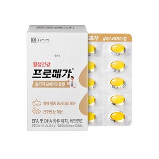 Chong Kun Dang 鍾根堂 rTG Omega-3雙效魚油軟膠囊 心臟 血液循環 60顆, 1個