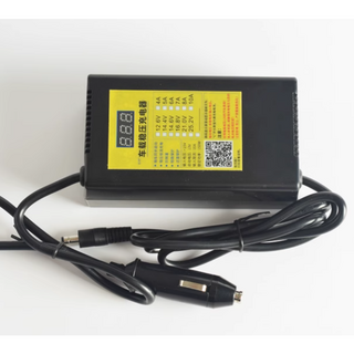 [영일전기] 인산철 주행충전기 시거잭 자동차 차량용, 1개, 01)12.6V/6A[DC Male 커넥터],