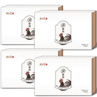 奕心生醫科技 狀元堂滴雞精 (8包/盒), 4箱, 360ml