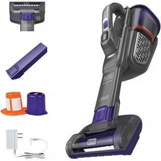 블랙앤데커 Furbuster 휴대용 무선 진공청소기 AdvancedClean 플러스 회색 HHVK515JP07, Pet Vac, 1개