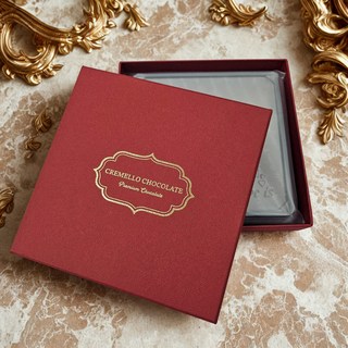 J&크레멜로 고식이섬유 하루권장량 80%충족(100g기준) 수제 생 다크 파베 초콜릿 디저트 선물 145g, 1개