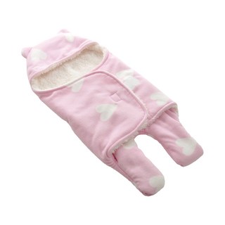 JoyBaby嬰兒包巾 懶人包巾 毛絨保暖嬰兒分腿式睡袋，柔軟舒適，分腿設計，方便穿脫，保暖防踢被