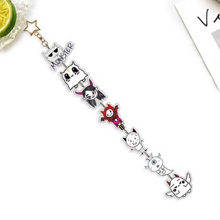 babymonster 小怪獸鑰匙鏈 明星周邊串串亞克力可愛鑰匙扣 吊飾 寶怪周邊應援掛件 台灣出貨, 1個, 1