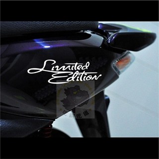 光陽三陽山葉鈴木機車貼紙摩托車貼側板貼競賽賽道跑車趴賽機車擋泥板貼紙改裝裝飾防水車貼土除貼雷霆勁戰BWS, 反光白, 1個