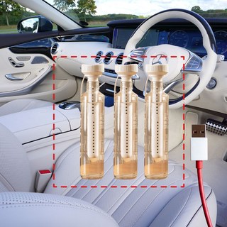 프프유 usb가습기 무선충전 차량용가습기 3개, 1세트