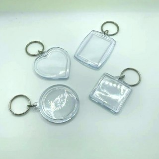 DIY 아크릴 증명 사진 키링 증사 홀더 액자키링 민증 열쇠고리 반명함 포토 키홀더 프레임 투명 케이스, 직사각형