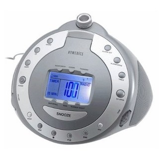 HoMedics SS-6000 多功能投影鬧鐘 倒數 定時 收音機 鬧鐘 CD/AM/FM 近全新