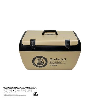 冰桶 【露營中毒本鋪】 樂活不露 冰桶 冰箱 保冰桶 戶外冰桶 露營 釣魚 保冰 36小時冷藏 可提可背設計, 夜幕黑/沙漠黃/戰術綠