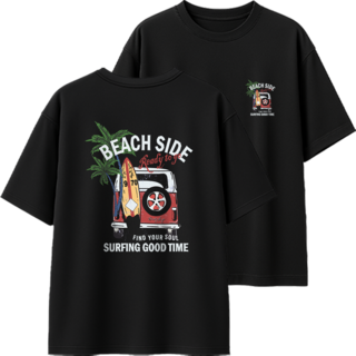 TST 여름 워터파크 수영장 해변 비치웨어 공용 커플티 반팔 겸용 체형커버 박스핏 오버핏 루즈핏 반팔 래쉬가드