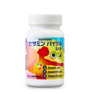 SUNTORY三得利 元沛SAB 芝麻明E（120顆）, 1個