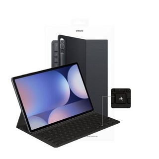 아트박스/삼성전자 정품 갤럭시탭 S10+ S9+ AI 슬림 키보드 북커버 EF-DX820, 1개