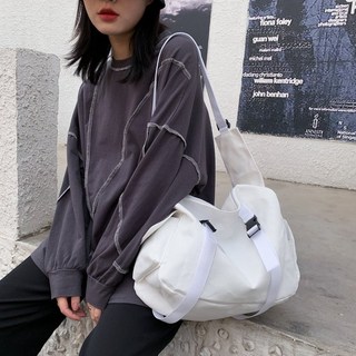 캔버스 버클 크로스백 2color