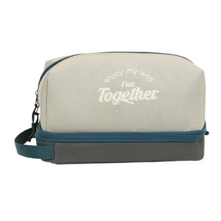 MUSI 旅行收納袋 大容量化妝包 手提盥洗用品收納