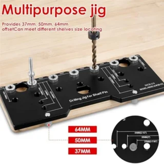 A20Q선반 핀 지그 4 알루미늄 합금 선반 가이드 정밀 캐비닛 장착 템플릿 드릴링