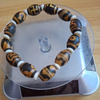 西藏 10/13mm多寶老天珠手串，手工精選西藏老天珠，帶來好運與祝福