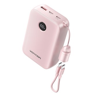 벤션 Velo PD 고속충전 대용량 보조배터리 22.5W 20000mAh, 핑크, FKB