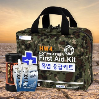 폭염응급키트 온열질환 대비 폭염키트 구급함 군부대, 1개