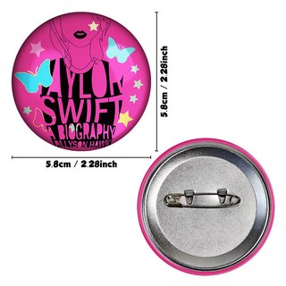 泰勒斯威夫特 歐美流行女歌手 創意音樂周邊徽章胸針