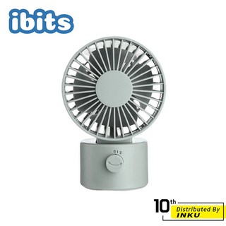 ibits 馬卡龍風扇 靜音雙葉迷你 USB桌面小風扇 4寸, 綠色 搖頭款, 綠色, 搖頭款