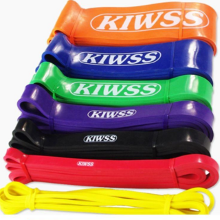 24小時內出貨 208公分 8-175磅 厚 彈力帶 拉力帶 健身拉力繩 健身 阻力帶 瑜伽彈力帶 彈力繩 健身重訓, 黃色, 1個