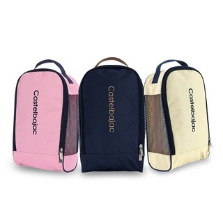 (25가을신상품)국내생산 까스텔바작 멀티슈즈백 골프화 런닝화 스포츠화 신발주머니, 베이지, 1개