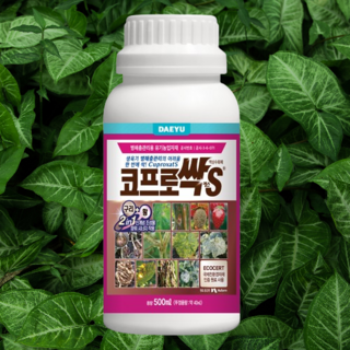 코프로싹 500ml 유황 효과- 마늘 흑색썩음균핵병 노균병 탄저병 녹병 흰가루병 양파 영양제 약 +필수장갑구성, 1개