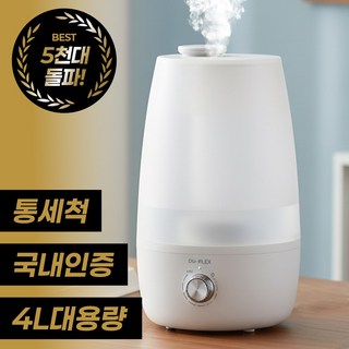 듀플렉스 초음파 가습기 간편세척 가정용 사무실, DP-C9910UH, 화이트