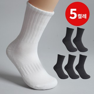 폴링 스포츠 쿠션 순면 중목 장목 양말
