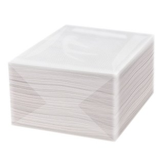 Hello 餐巾紙 (9x9) 100%優質原生紙漿 400度高溫滅菌處理 3600張/箱, 1個, 無印刷 3600張 白色