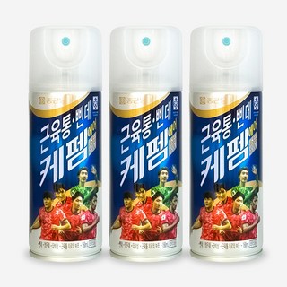 종근당 케펨 에어스프레이 180ml 근육통 삔데, 3개, 1개입