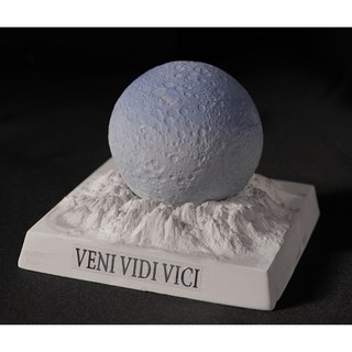 光變藍月球/阿爾斯星球香薰車載擺件，石膏擴香石車用香氛，創意車內裝飾伴手禮, 梔子花