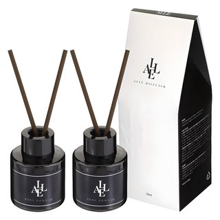 알레 블랙 디퓨저, 베이비파우더, 50ml, 2개